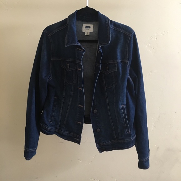 Old Navy Dark Denim Jacket - Picture 2 of 4